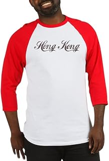 CafePress Vintage Hong Kong Baseball Jersey Cotton Baseball Jersey, 3/4 Raglan Sleeve Shirt Red/White