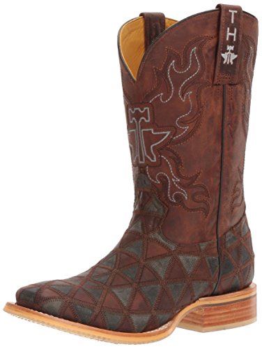 Image of Tin Haul Shoes Men's Triangles Work Boot, Brown, 11 D US