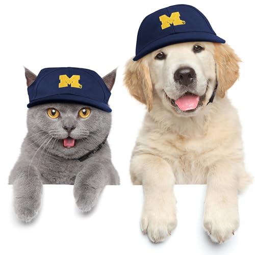 Gorra Littlearth NCAA Michigan Wolverines Pet, Color de Equipo, Small miniatura 2