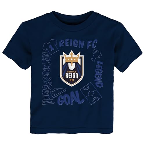 Outerstuff National Women's Soccer League Toddler Elements Short Sleeve Tee, Seattle Reign, 4T