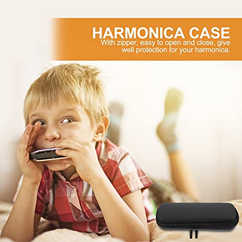 FARUTA Étui de transport pour harmonica avec fermeture éclair pour harmonica portable Sac de rangement pour harmonica et… - Les Beatles, Paul McCartney, John Lennon, RIngo Starr, George Harrison FARUTA Étui de transport pour harmonica avec fermeture éclair pour harmonica portable Sac de rangement pour harmonica et… – Image 8
