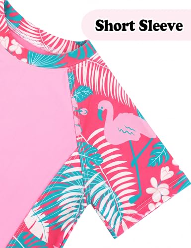 Image of Girls Swimsuit One Piece Bathing Suit Sleeveless Swimwear Matching Skirts for Toddler Kids Swim Surfing