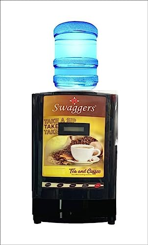 Image of Swaggers Fully Automatic Coffee /Tea /Soup Vending Machine with 2 Options for Office /Restaurant /Party House etc(Free Sample Premix) !! 1 Year Warranty !!