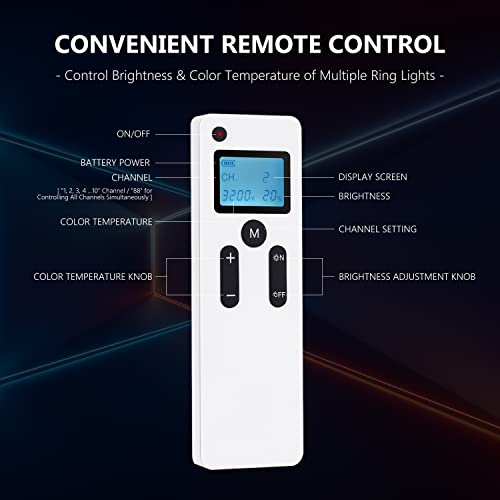 Neewer Advanced 16-Inch Led Ring Light Support Manual Touch Control With Lcd Screen, Remote And Multiple Lights Control, 3200-5600K, Stand Included For Makeup Youtube Video Blogger Salon (Black) #TOP4