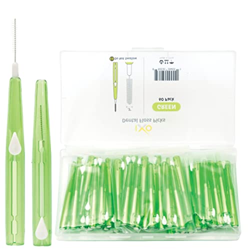 Ixo Retractable Interdental Brushes - Dental Brush Soft Picks, 60 Count (3/32" Diameter Picks) #TOP15