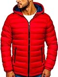 Chaqueta acolchada con capucha; Con cierre de cremallera