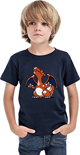 Styleart Charizard - Old School Boys T-Shirt 4/5 yrs