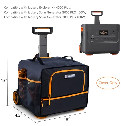 Upgraded Dust Cover Compatible with Jackery Solar Generator 2000 Plus 400W, Jackery Explorer Kit 4000 Plus, Jackry Solar Generator 3000 PRO 400W, Water-resistant Dust Cover for Jackery Solar Generator - Image 4