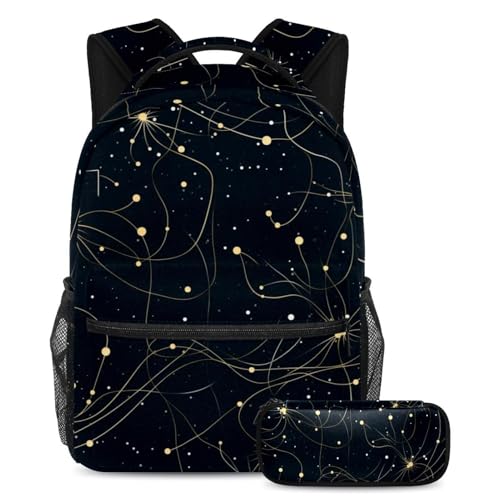 Cartable Dark Virgo Constellation 21 grand sac ado fille et garçon contre le désordre
