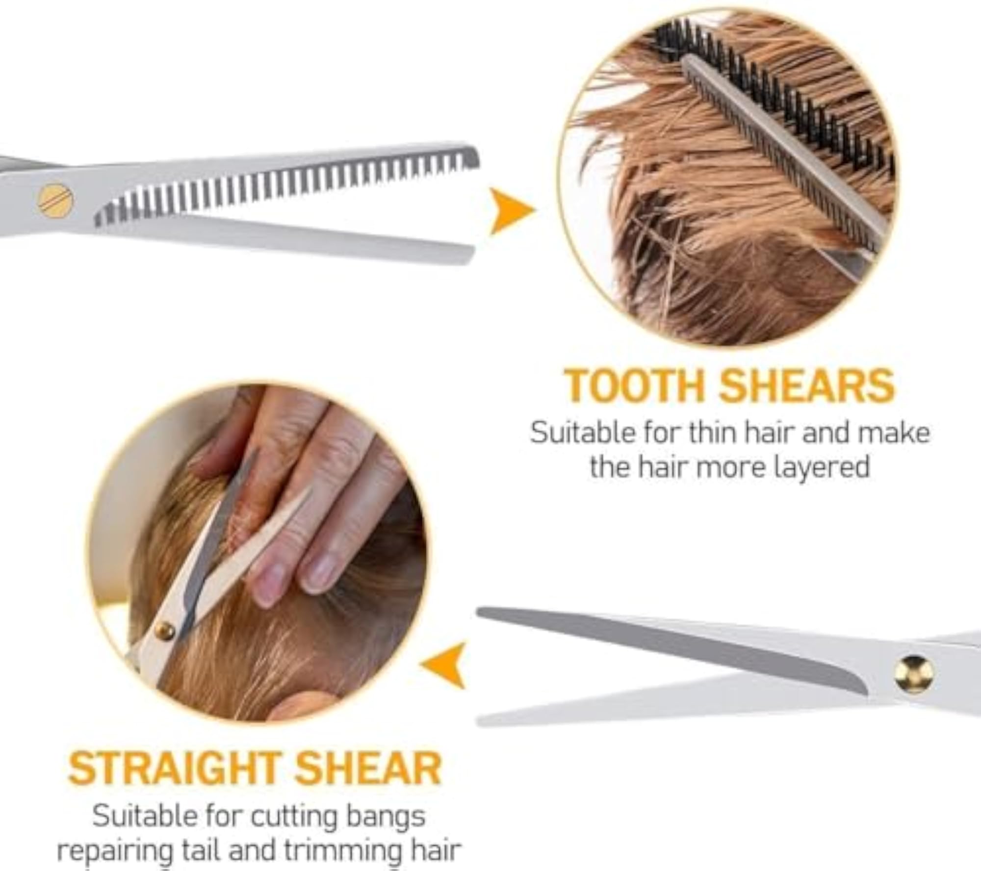 8-in-1 Professional Hair Cutting Kit, Grooming Essentials