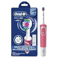 Oral-B Pro 100 Whitening Electric Toothbrush, Pink