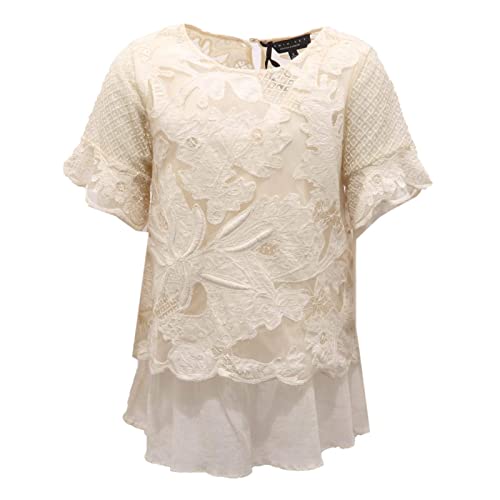 Blouse TWIN-SET pour fille en coton fluide de modèle 1231AN