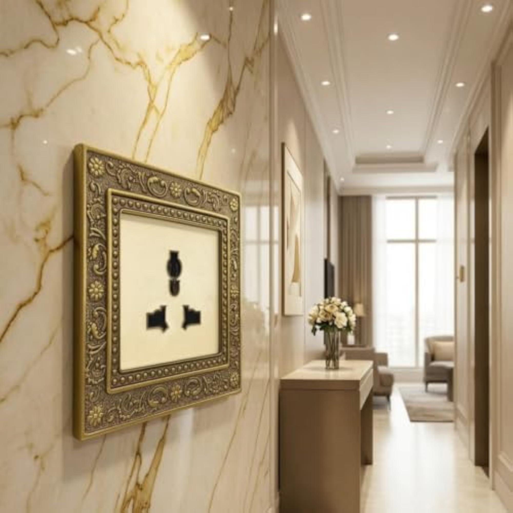 Ornate Floral Switch Plate Decorative Outlet Cover