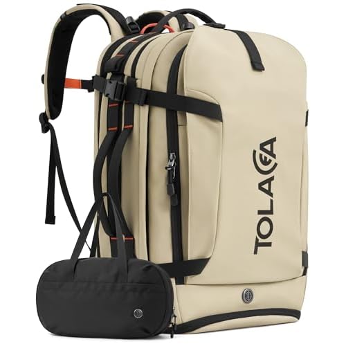 Tolaccea Travel Laptop Backpack TSA Flight Carry-On 40-45L