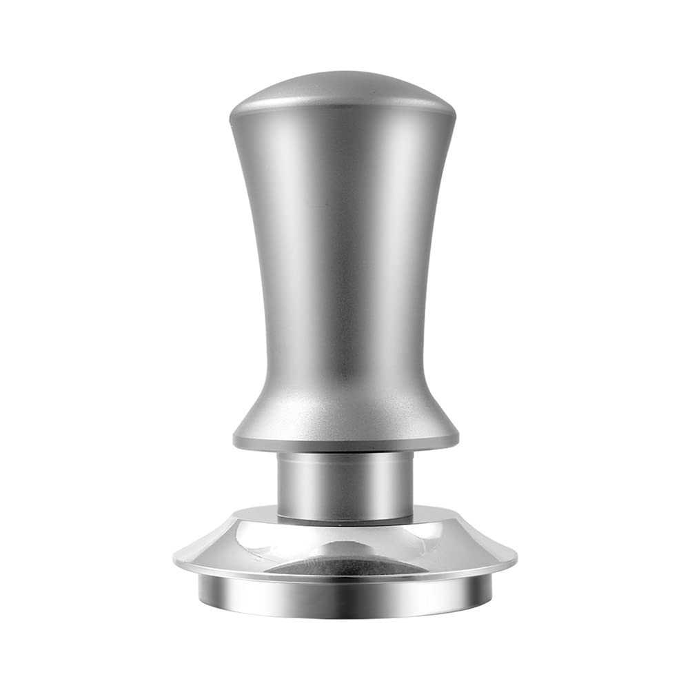 Dedjgoo Coffee Tamper Coffee Presses Stainless Steel with Spring Loaded Flat Hand Tamper 53mm Fits for 54mm Portafilter Basket