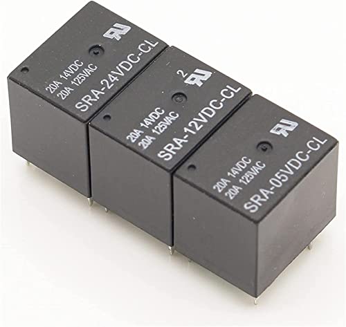 Relais SRA-05VDC-CL SRA-12VDC-CL SRA-24VDC-CL 20A 5PIN commutation PCB