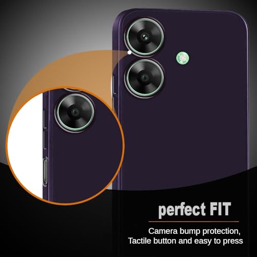Image of Back Cover for Realme C61 4G / Narzo N61 4G | Full Camera Protection | Premium Liquid Silicon Case | Flexible Bumper Case for Realme C61 4G / Narzo N61 4G (Maroon Red)