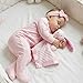 Pro Goleem Loveys for Babies Bunny Security Blanket Baby Girl Gifts Newborn Soft Pink Lovie for Infant and Toddler Snuggle Toy Stuffed Animal, Pink 16 Inch