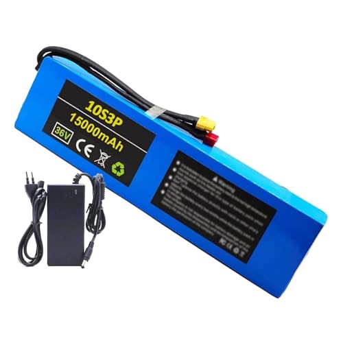 Batterie 36V 15Ah pour vélo électrique et scooter avec chargeur inclus