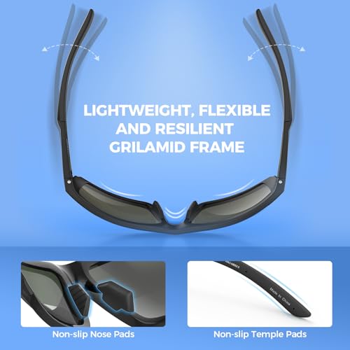 Image of KastKing Waccamaw Polarized Bifocal Sunglasses for Men Women, Wrap Design