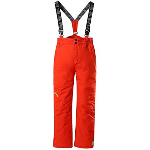 RIUIYELE Girls and Boys Ski Pants Outdoor Waterproof Windproof Snow Ski Hiking Pants Snow Bib Overalls 8 … Cover