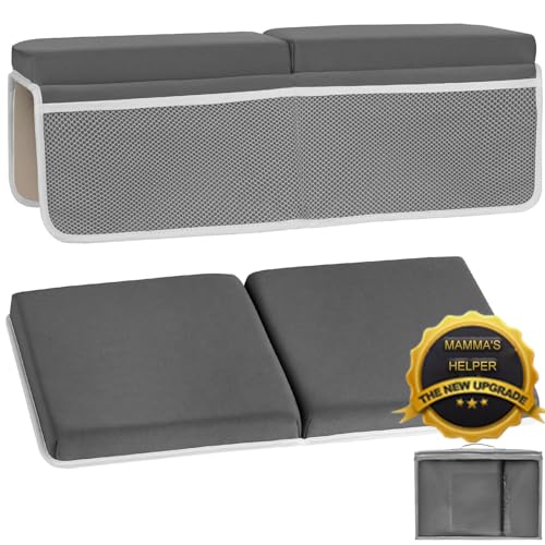 Image of UNIKOO Bath Kneeler and Elbow Rest Pad Set, Comfortable Bath Kneeler with Arm Support and Pockets, Non-Slip Bathtub Kneeling Pad for Baby Bathing, Quick Drying Mat Cushion Painless Memory Foam