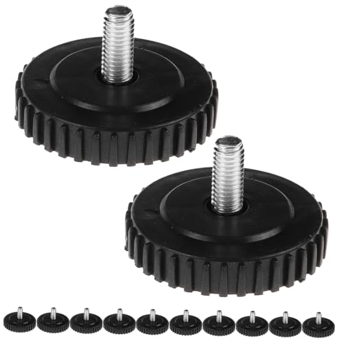 Image of balacoo 48pcs Non- Furniture Feet Pads Adjustable Plastic Levelers for Tables Chairs Cabinets Shock Absorbing Design Floor Protectors for Noise Reduction and Stability