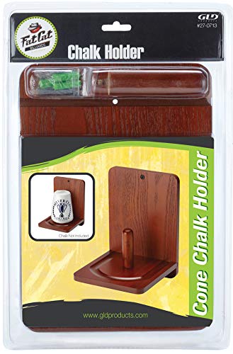 Fat Cat Billiard/Pool Accessory: Wall Mounted Wood Cone Chalk Holder, Mahogany Finish #TOP1