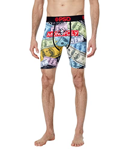PSD Men's Money Game Boxer Briefs, Multi, XL