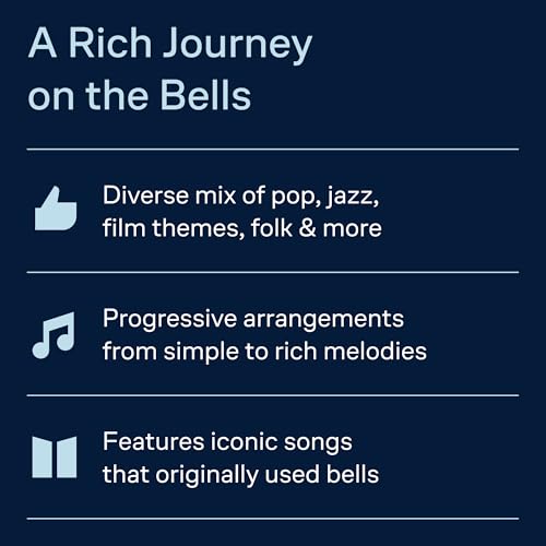 Image of First 50 Songs You Should Play on Bells Glockenspiel Sheet Music Songbook | Easy Melodies from Pop, Classical, and Movie Themes | Includes Hallelujah, Let It Go, Stand by Me, Shake It Off