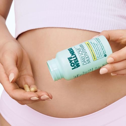 Love Wellness Daily Love Multivitamin for Women | Supports Energy, Cortisol, Immune Health, Stress Relief, & PMS | Complete with Vitamin D, C, Iron, Calcium, Zinc, & Biotin, Magnesium | 60 Count - Image 6