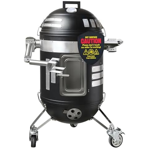 SKY FISH 16 Inch Steel Charcoal Smoker Cover