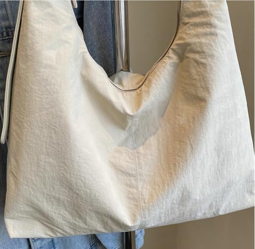 Slouchy Nylon Tote Bag Women Trendy Crossbody Purse Underarm Shoulder Hobo Bags Satchel College Travel Tote Handbag 2025 by Caissip - Image 6