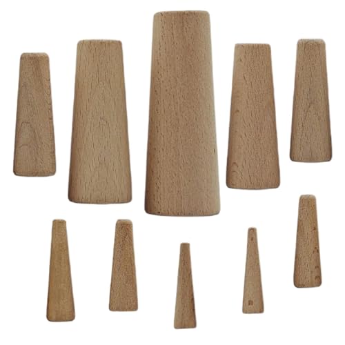 Bouchon de vidange de bateau en bois conique pour entretien de yacht (10 pcs)