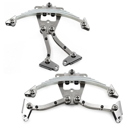 Suspension arrière camion 1/14 avec structure métallique durable