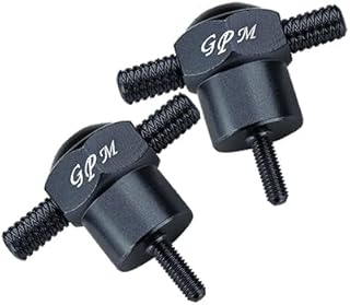 GPM For Traxxas Unlimited Desert Racer 4X4 (#85076-4) Upgrade Parts Aluminum Spare Tire Locking - 2Pc Set Black