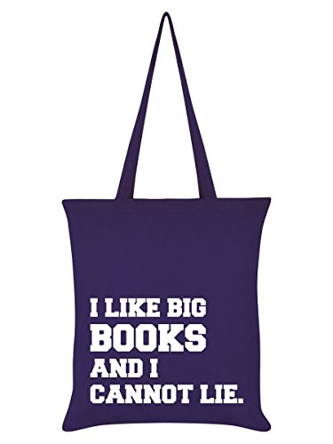 Torba do przenoszenia i Like Big Books and i cannot Lie Fioletowy 38 x 42 cm