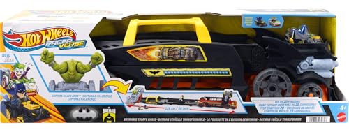 Hot Wheels Vehículo y Pista Batman Escape RacerVerse miniatura 6