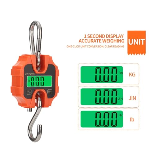 Balança de elevação de gancho portátil de nível industrial 250 kg Balança de elevação eletrônica de