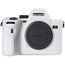 حافظة كاميرا لكاميرا سوني A7SIII A7siii A7S3 - غطاء حماية من السيليكون لكاميرا DSLR، قفص قابل للفصل، مقاوم للصدمات، مقاوم للغبار باللون الأبيض