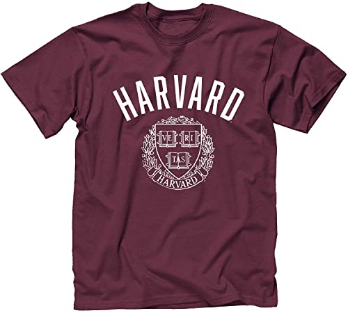 Ivysport Harvard University Short-Sleeve T-Shirt, Heritage, Crimson, Large