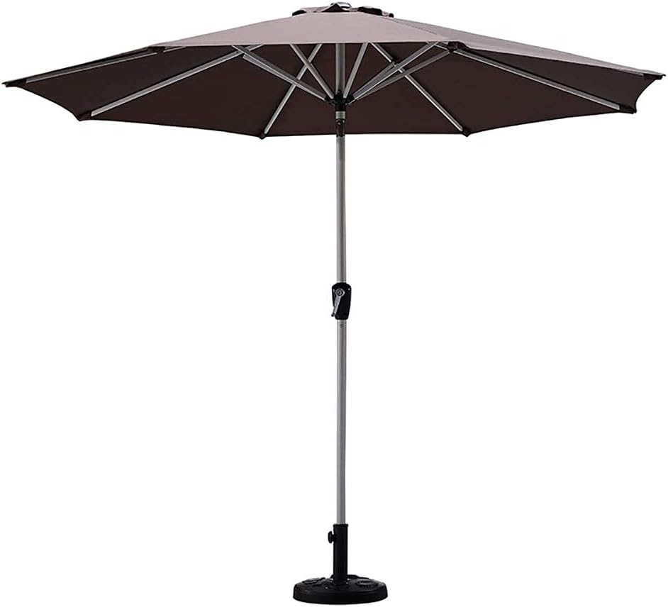 Parasol Umbrella Brown Gazebo Patio Umbrella, Last Longer Market Table Umbrella Without Base, Sturdy & Durable Outdoor Umbrella