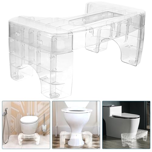 Tabouret accroupi antidérapant de toilette pour libérer la constipation - 5