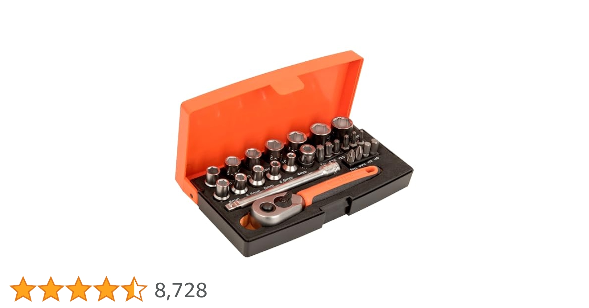 バーコ ソケットレンチセット 7819JE BAHCO ソケットレンチ25点セット SL25 差込角6.35mm(1/4インチ