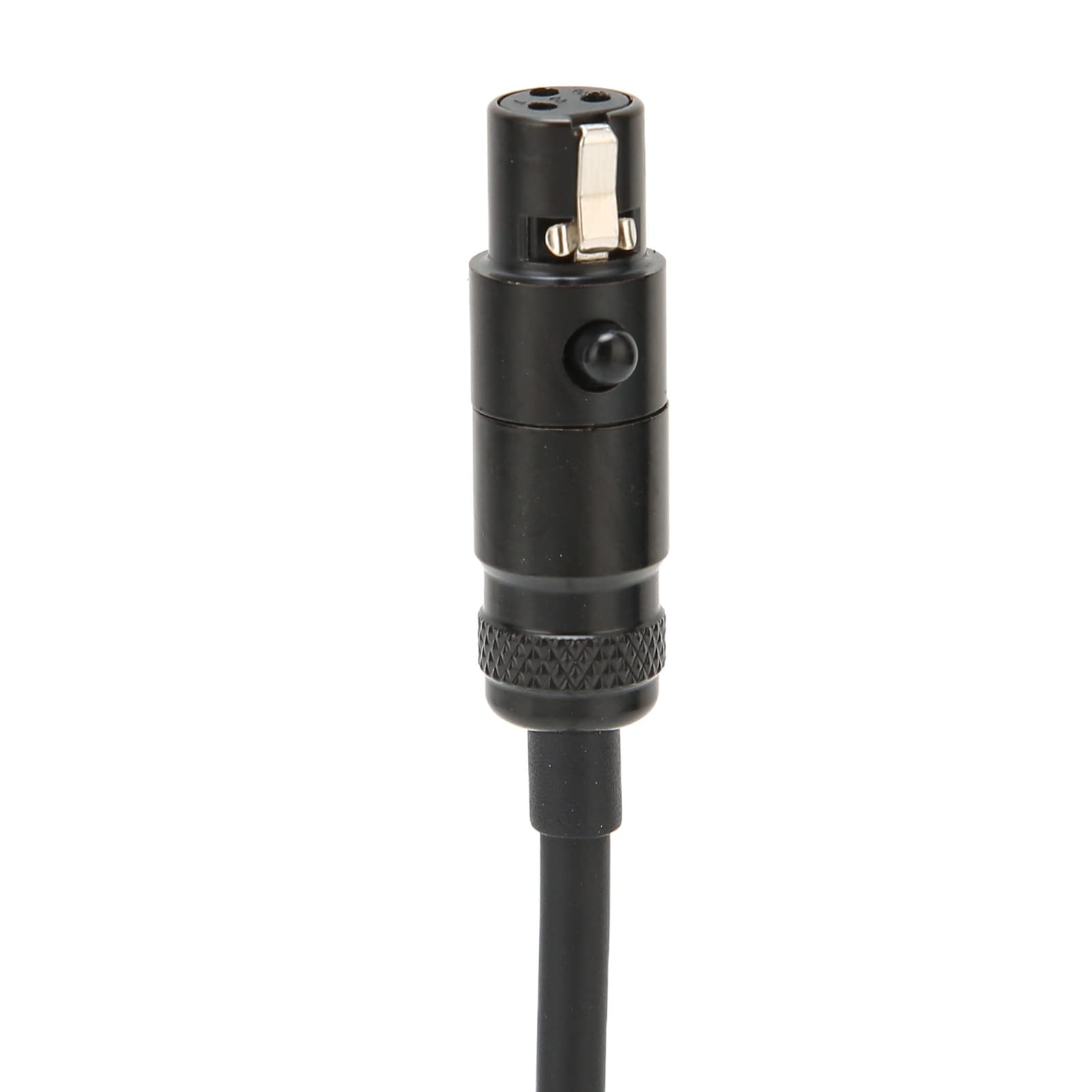 VBESTLIFE 2 Uds., Cable de Audio de Resorte Negro para Auriculares, Línea Auxiliar de Bobinado de Repuesto para AKG Q701 K712 K702 K271S K240S K240MK K181 K141, para Pioneer HDJ 2000