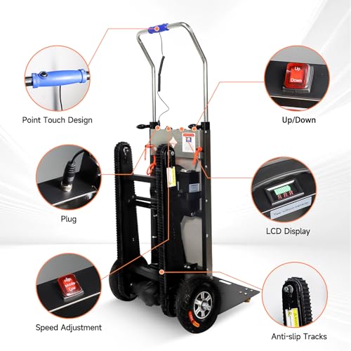 Roomedal AAA035 Electric Stair Climbing Hand Trucks Dolly Cart thumb #6