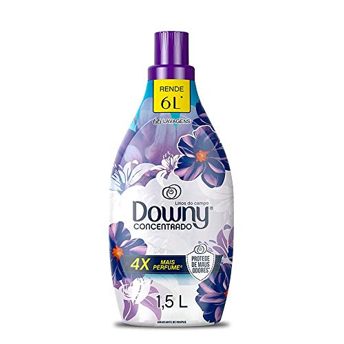 Kit com 3 Amaciantes Downy Lírios do Campo 1500ml
