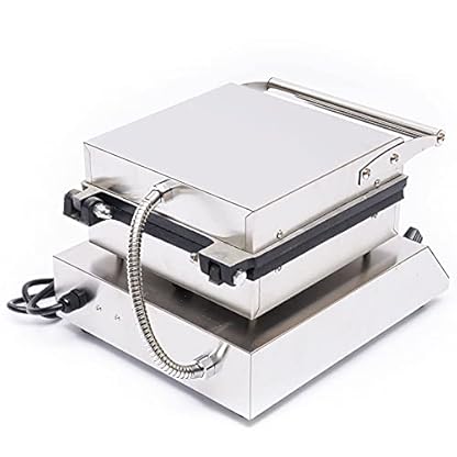Fetcoi Waffeleisen mit Antihaftbeschichtung, Fettauffangrille Kommerzielle elektrische Weizenstängel-Waffelmaschine mit Antihaftbeschichtung – Bild 5