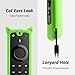 Wevove 3 Packs Silicone Remote Cover 3rd Gen Glow in Dark, Anti Slip Protective Sleeve Case with Lanyard