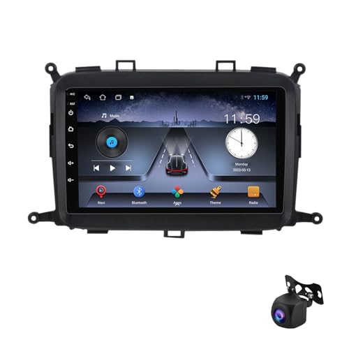 Autoradio Android 13 Kia Carens 2013-2018 : GPS tactile, commandes au volant et caméra 360